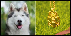 Antyczny naszyjnik z wisiorkiem Yorkshire Terrier - biżuteria Retro złoto/srebro - Wianko - 4