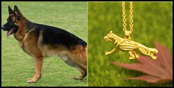 Antyczny naszyjnik z wisiorkiem Yorkshire Terrier - biżuteria Retro złoto/srebro - Wianko - 23