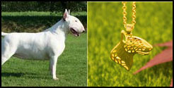 Antyczny naszyjnik z wisiorkiem Yorkshire Terrier - biżuteria Retro złoto/srebro - Wianko - 26