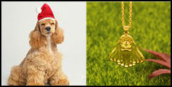 Antyczny naszyjnik z wisiorkiem Yorkshire Terrier - biżuteria Retro złoto/srebro - Wianko - 30