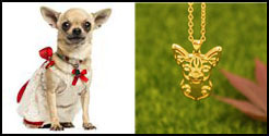 Antyczny naszyjnik z wisiorkiem Yorkshire Terrier - biżuteria Retro złoto/srebro - Wianko - 12