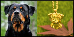 Antyczny naszyjnik z wisiorkiem Yorkshire Terrier - biżuteria Retro złoto/srebro - Wianko - 14
