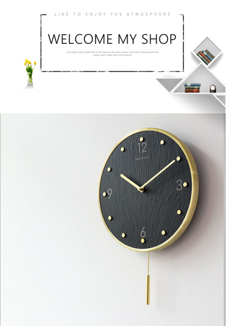 Ścienne zegar ścienny luksusowy design duże dekoracyjne kuchnia wahadło cyfrowy mechaniczny - Wianko - 1