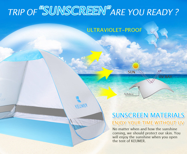 Namiot plażowy automatyczny KEUMER UV markiza turystyczny - Wianko - 10