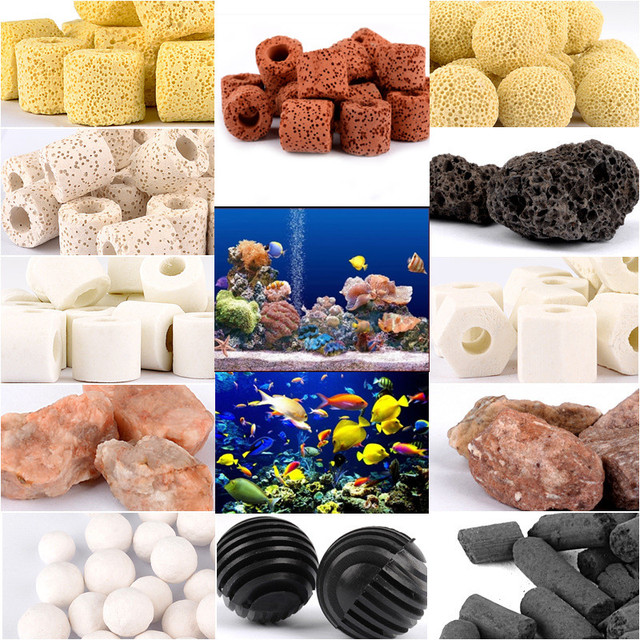 Akcesoria do akwarium: węgiel aktywny, pierścień ceramiczny, Bio Ball, torba z siateczką, dom bakteryjny - Wianko - 3