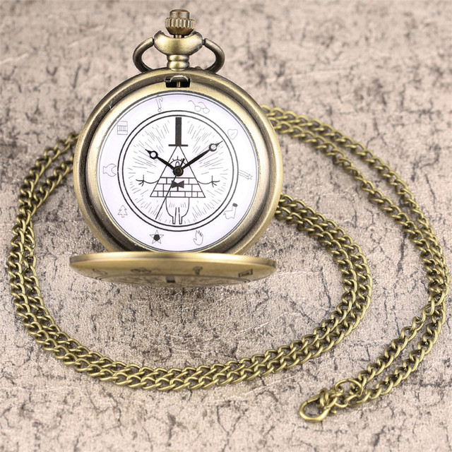 Kieszonkowe zegarki kwarcowe Retro z naszyjnikiem Fob - prezenty dla dzieci, mężczyzn i kobiet - Wianko - 25