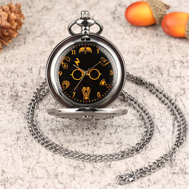 Kieszonkowe zegarki kwarcowe Retro z naszyjnikiem Fob - prezenty dla dzieci, mężczyzn i kobiet - Wianko - 12