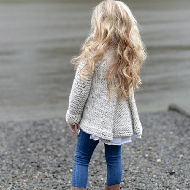 Sweter zimowy dla dziewczynki: śliczna kurtka z kapturem i szalikiem w kolorze cukierków, rozmiar 2-5 lat - Wianko - 5