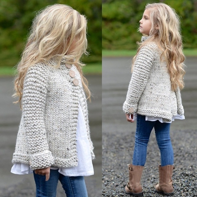 Sweter zimowy dla dziewczynki: śliczna kurtka z kapturem i szalikiem w kolorze cukierków, rozmiar 2-5 lat - Wianko - 3