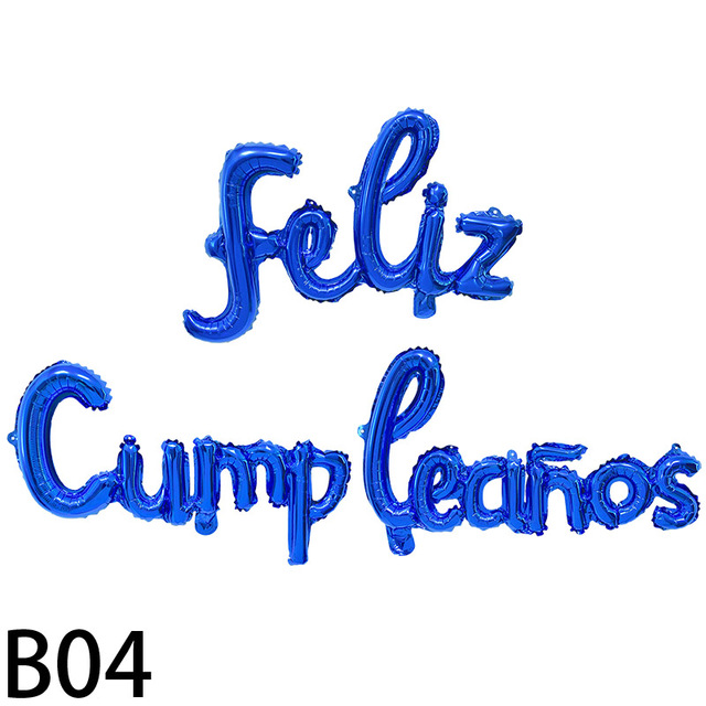 Zestaw dekoracyjnych foliowych balonów Feliz Cumpleaños - Baby Shower Boy i dziewczęce LOL - idealne na imprezę urodzinową i do dekoracji wnętrz - Wianko - 8