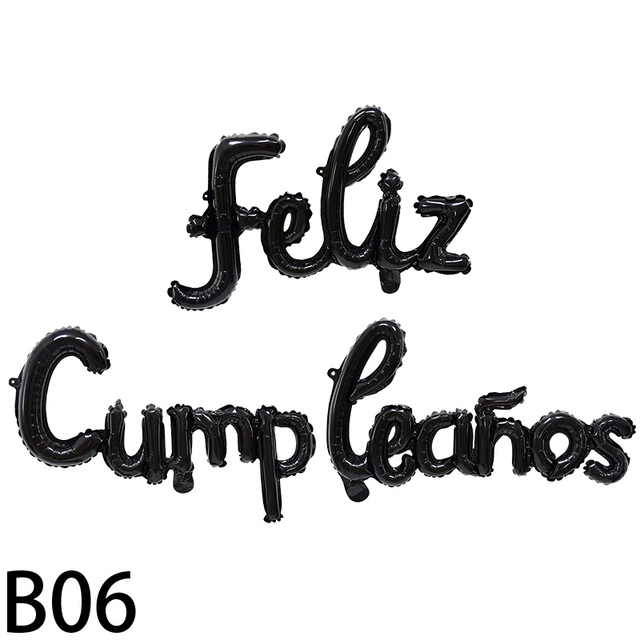 Zestaw dekoracyjnych foliowych balonów Feliz Cumpleaños - Baby Shower Boy i dziewczęce LOL - idealne na imprezę urodzinową i do dekoracji wnętrz - Wianko - 10
