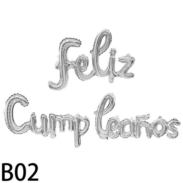 Zestaw dekoracyjnych foliowych balonów Feliz Cumpleaños - Baby Shower Boy i dziewczęce LOL - idealne na imprezę urodzinową i do dekoracji wnętrz - Wianko - 6