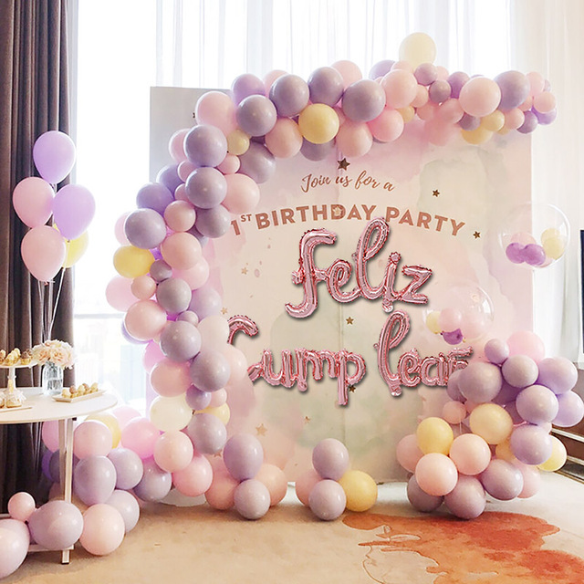 Zestaw dekoracyjnych foliowych balonów Feliz Cumpleaños - Baby Shower Boy i dziewczęce LOL - idealne na imprezę urodzinową i do dekoracji wnętrz - Wianko - 14
