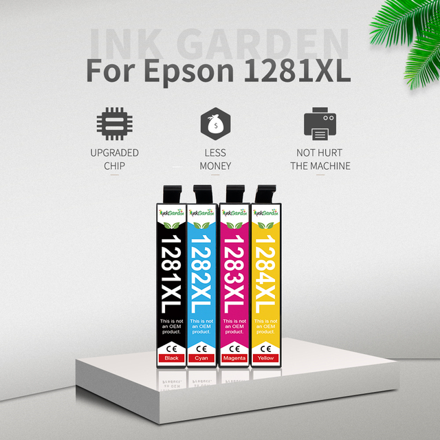 Tusze do drukarek: Atrament kartridż do Epson T1281 T1282 T1283 dla drukarek Epson Stylus S22, SX125, SX130, SX230, SX235W, SX420W, SX425W, SX430W, SX435W - Wianko - 5