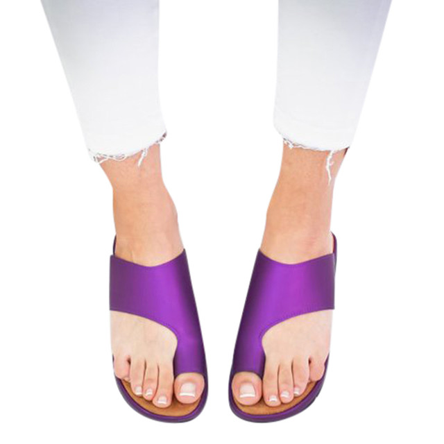 Platformowe sandały damskie z ortopedyczną podeszwą i wygodnymi płaskimi obcasami, nowość 2020, rozmiar 35-43 - Wianko - 15