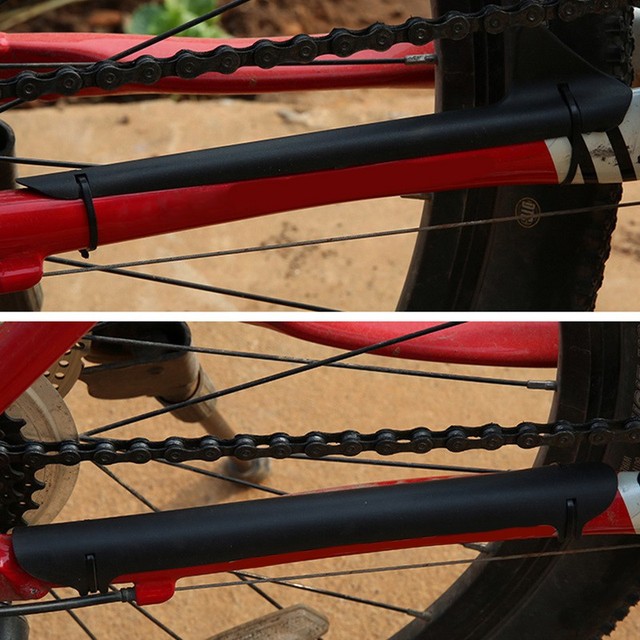 1 szt. Kolor ABS plastikowy łańcuch rowerowy straż Protector rowerowy ochraniacz ramy łańcuch rowerowy stay Guard akcesoria rowerowe urządzenie - Wianko - 9