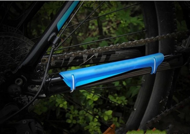 1 szt. Kolor ABS plastikowy łańcuch rowerowy straż Protector rowerowy ochraniacz ramy łańcuch rowerowy stay Guard akcesoria rowerowe urządzenie - Wianko - 7