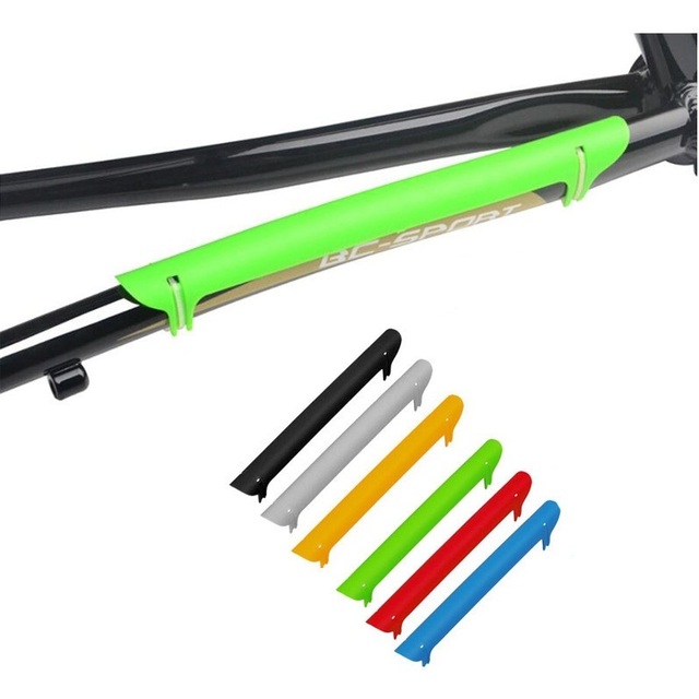 1 szt. Kolor ABS plastikowy łańcuch rowerowy straż Protector rowerowy ochraniacz ramy łańcuch rowerowy stay Guard akcesoria rowerowe urządzenie - Wianko - 10
