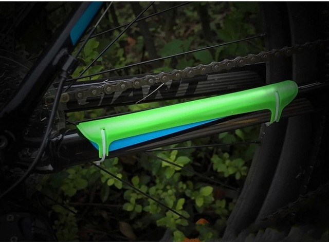 1 szt. Kolor ABS plastikowy łańcuch rowerowy straż Protector rowerowy ochraniacz ramy łańcuch rowerowy stay Guard akcesoria rowerowe urządzenie - Wianko - 6