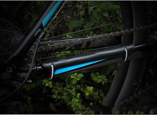 1 szt. Kolor ABS plastikowy łańcuch rowerowy straż Protector rowerowy ochraniacz ramy łańcuch rowerowy stay Guard akcesoria rowerowe urządzenie - Wianko - 5