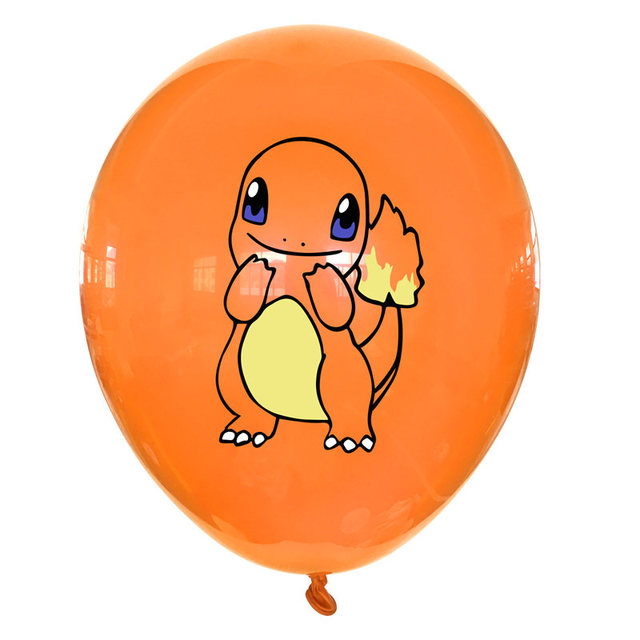 Dekoracje urodzinowe Pokemon Pikachu, Charmander, Squirtle - balon foliowy, rysunek anime, dla dzieci, chłopców i dziewczynek - prezenty urodzinowe - Wianko - 7