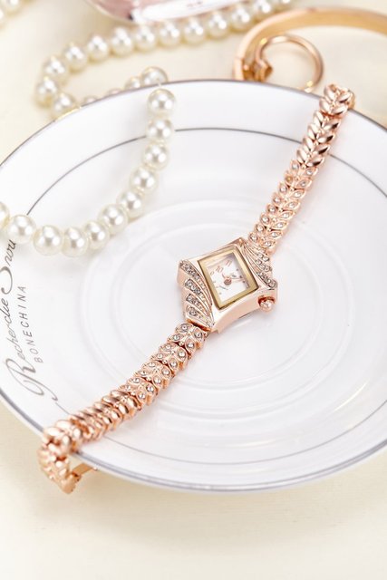 Zegarek damski 2021 Rhinestone z bransoletką ze stali nierdzewnej, kwarcowy luksusowy modowy zegarek sukienka - Wianko - 15