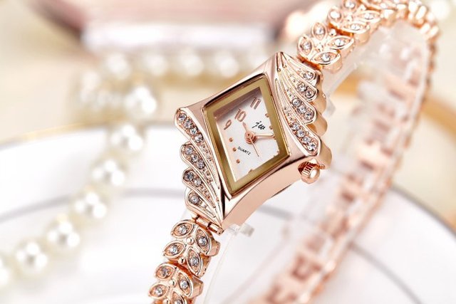 Zegarek damski 2021 Rhinestone z bransoletką ze stali nierdzewnej, kwarcowy luksusowy modowy zegarek sukienka - Wianko - 13