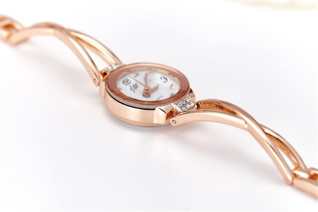 Zegarek damski 2021 Rhinestone z bransoletką ze stali nierdzewnej, kwarcowy luksusowy modowy zegarek sukienka - Wianko - 23