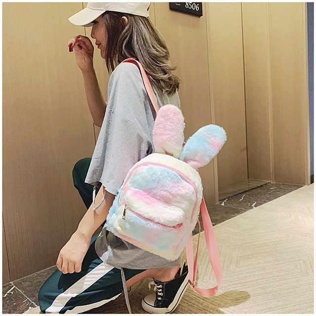 Plecak pluszowy z uszami królika - Wianko - 20