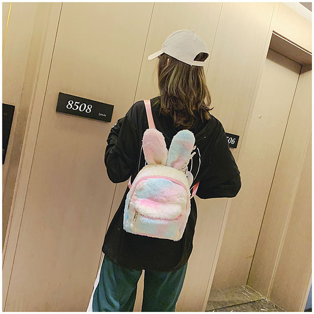 Plecak pluszowy z uszami królika - Wianko - 21