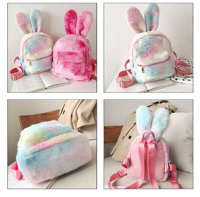 Plecak pluszowy z uszami królika - Wianko - 22