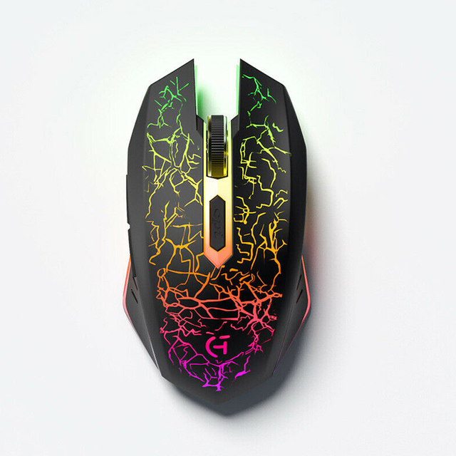 Przenośna bezprzewodowa mysz do gier Pohiks, ergonomiczna, optyczna, podświetlana RGB, ładowalna, na komputer stacjonarny i laptopa - Wianko - 5