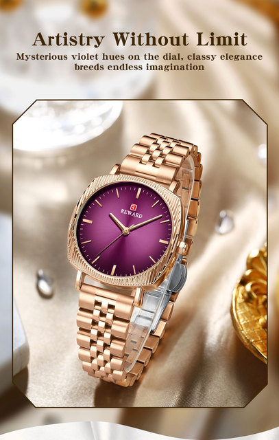 Damski zegarek kwarcowy luksusowej marki ze stalą nierdzewną - idealny prezent dla żony czy przyjaciółki - Wianko - 2