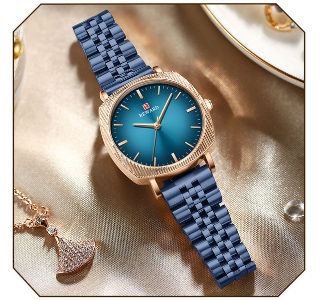 Damski zegarek kwarcowy luksusowej marki ze stalą nierdzewną - idealny prezent dla żony czy przyjaciółki - Wianko - 16
