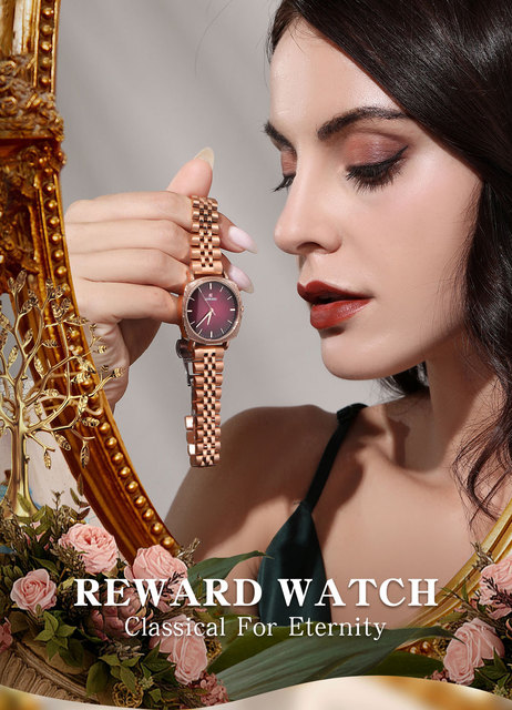 Damski zegarek kwarcowy luksusowej marki ze stalą nierdzewną - idealny prezent dla żony czy przyjaciółki - Wianko - 1