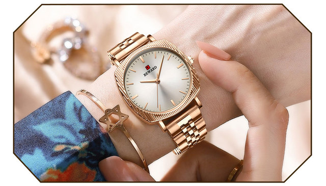 Damski zegarek kwarcowy luksusowej marki ze stalą nierdzewną - idealny prezent dla żony czy przyjaciółki - Wianko - 13