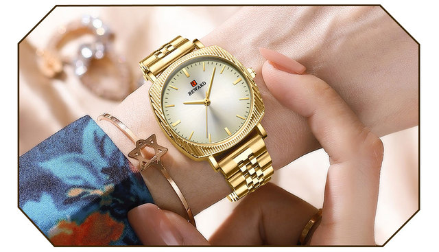 Damski zegarek kwarcowy luksusowej marki ze stalą nierdzewną - idealny prezent dla żony czy przyjaciółki - Wianko - 17