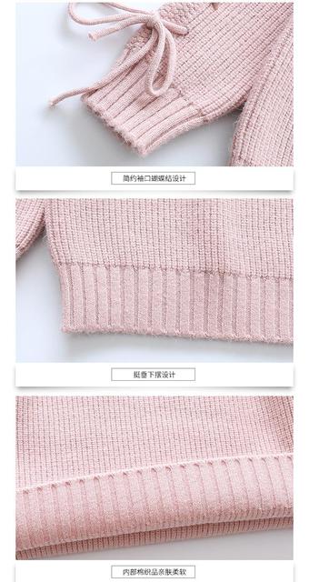 Dziewczęce swetry zimowe 2019 w 2 kolorach (4-15 lat) - Wianko - 10