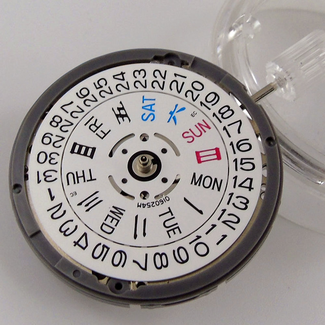 Automatyczny zegarek NH35/NH36 wysokiej jakości z datą i dniem, czarno-biała tarcza, wymiana baterii - Wianko - 21