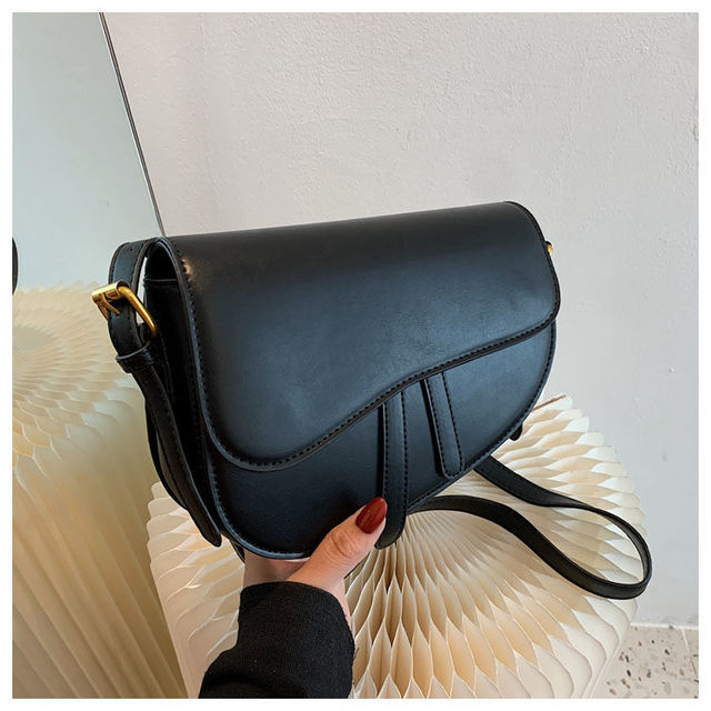 Skórzana torebka listonoszka na ramię dla kobiet w brązowym kolorze - Trend 2021 luksusowy projektant - Wianko - 27