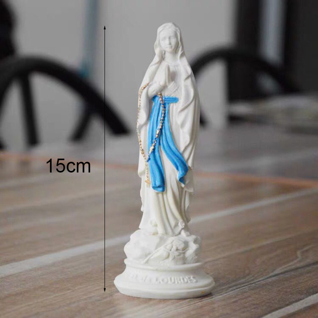 Figurka Maryi Panny z Lourdes - wystrój domu, artykuły religijne, rzeźba, prezent - Wianko - 2