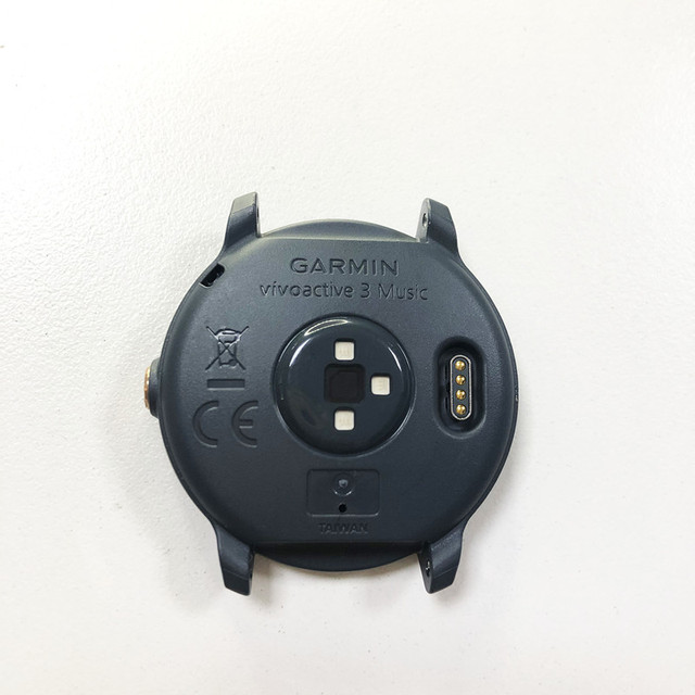 GARMIN Vivoactive 3 Music - Dolna pokrywa zegarka sportowego z/lub bez baterii, niebieski/czarny - Wianko - 1