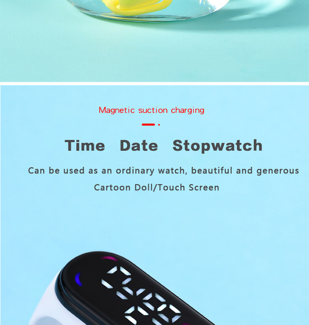 Cyfrowy zegarek Uchiha Sasuke - elektroniczna bransoletka LED - Wianko - 9