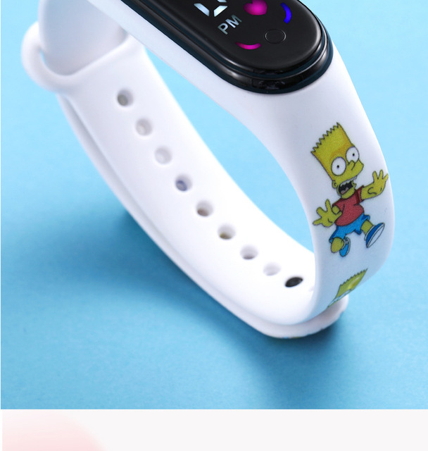Cyfrowy zegarek Uchiha Sasuke - elektroniczna bransoletka LED - Wianko - 10