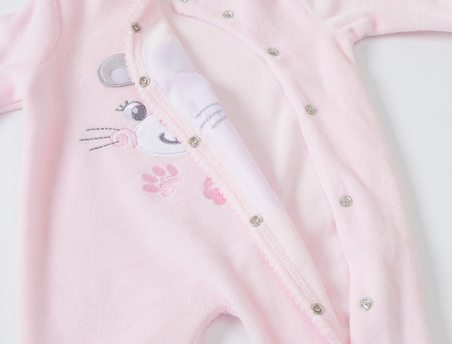 Kombinezon piżama zimowy dla noworodka - 3 sztuki, wzór Cartoon - Wianko - 8