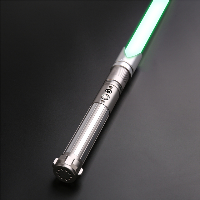 Metalowy Lightsaber CIELTAN z efektem RGB, ciężki uchwyt, dualistyczne ostrze, 6 zestawów Soundfonts, 12 rodzajów światła - zabawka, prezent - Wianko - 13