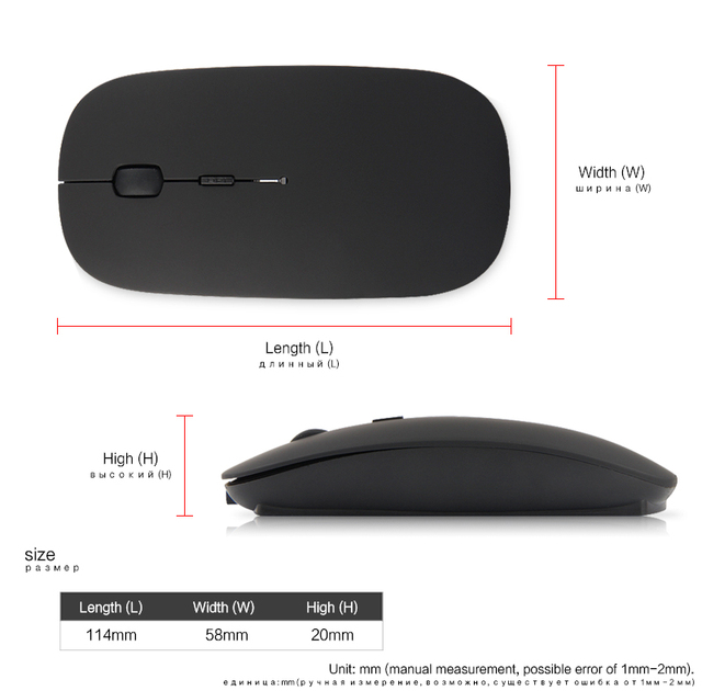 Mysz Bluetooth HUWEI dla tabletów Huawei MediaPad M5 M6 8.4 10.8 10 Pro - mysz bezprzewodowa z akumulatorem CMR-AL09 W09 SHT-W09 - Wianko - 9