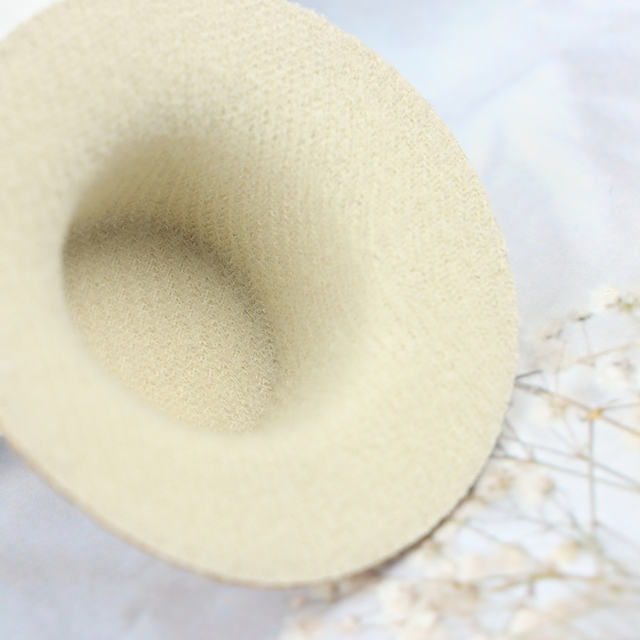 Lalka kapelusz domek dla lalek miniaturowy słomkowy kapelusz ręcznie tkany - Wianko - 9