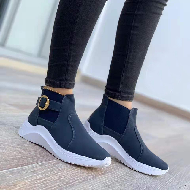 Buty damskie z gumową podeszwą - wygodne buty z odkrytymi palcami, piętą i dużymi rozmiarami na wysokiej platformie - Wianko - 2