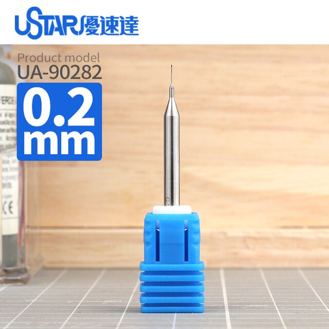 Model dłoni wiertarka Ustar UA90281-90290 ze stalą wolframową - wysoka precyzja, 0.1mm ~ 1.0mm wiertła - narzędzie DIY dla dorosłych - Wianko - 5